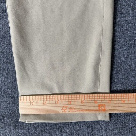 Footjoy Pants Mens 32x32 Beige Golf Performance Chino Stretch Straight Leg Adult - Picture 9 of 10